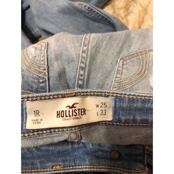 Hollister distressed skinny jeans size 1 - Picture 4 of 4